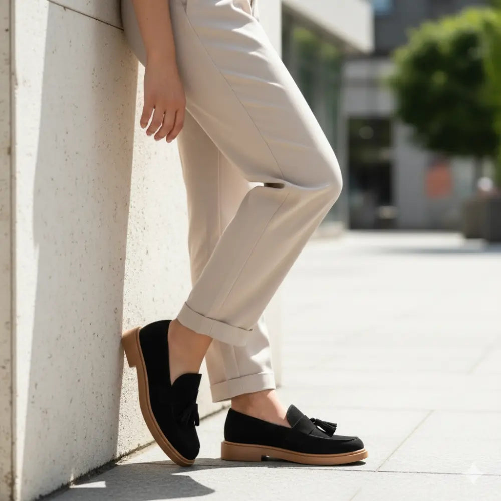 Loafers Féminins à Glands – Élégance Marocaine