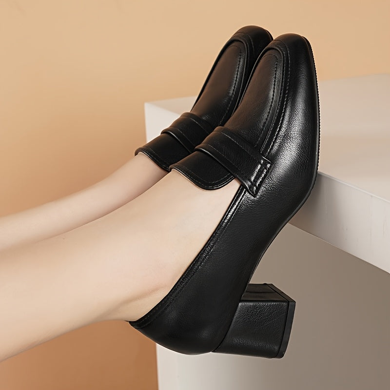 Chaussures habillées femme, style rétro confortable