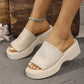 Sandales été femme, look décontracté
