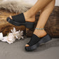 Sandales été femme, look décontracté