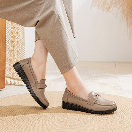 Chaussures plates à enfiler, confort chic