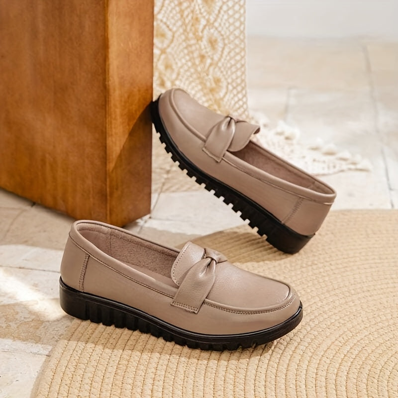 Chaussures plates à enfiler, confort chic